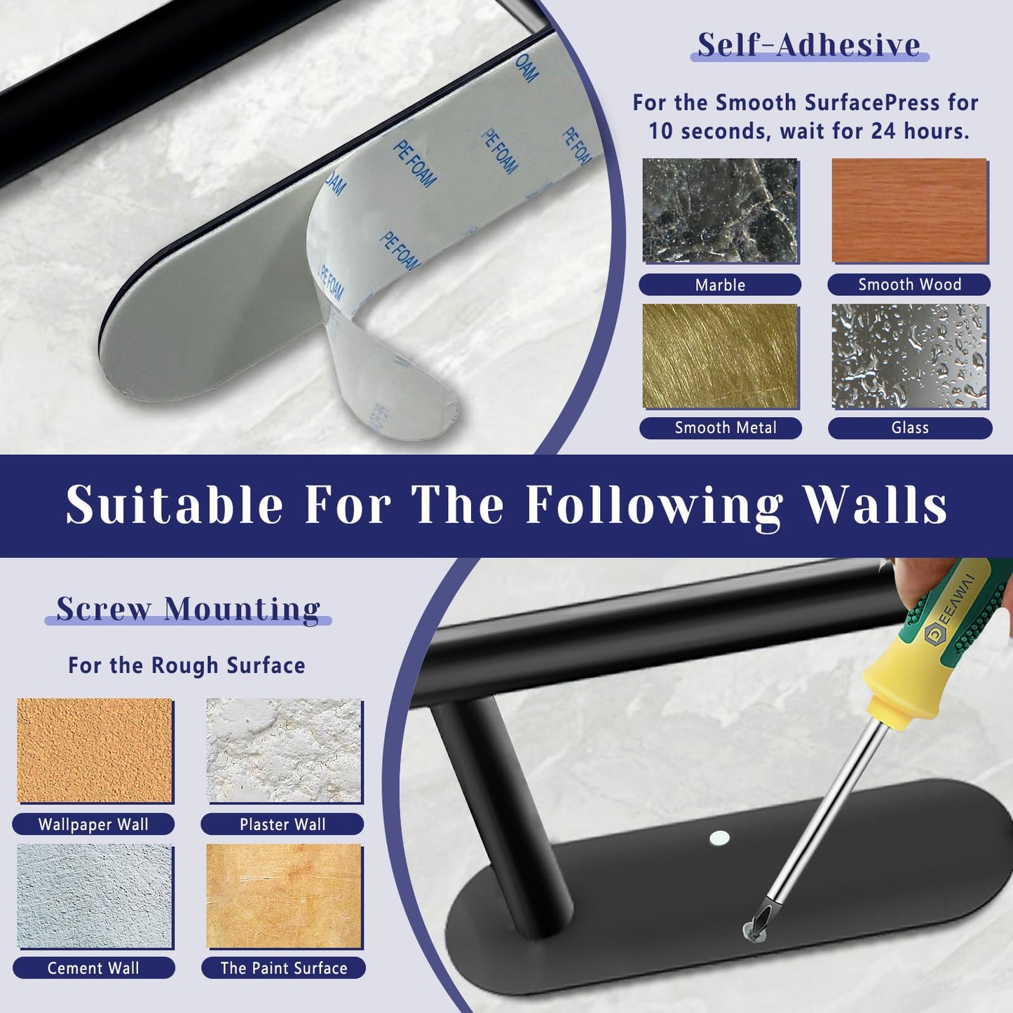 Stainless Steel Under Cabinet Paper Towel Holder