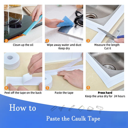 Waterproof Adhesive Caulk Tape Sealant Strip