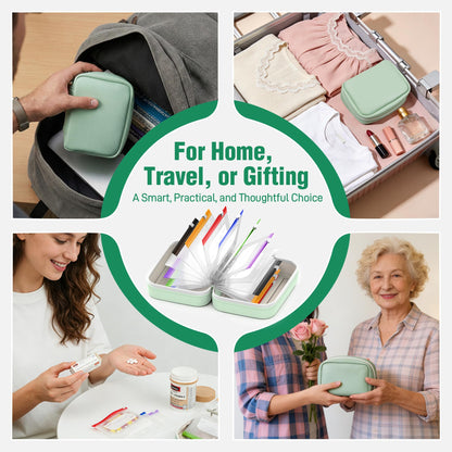 Reusable A8 Pill Pouch Set & Travel Organizer