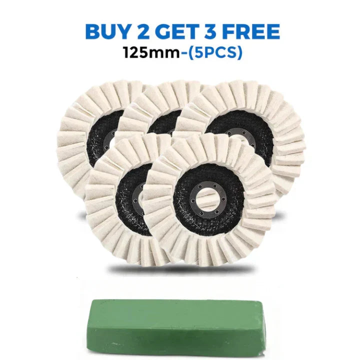 🔥Wool Felt Flap Discs Polishing Wheel
