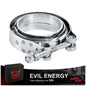 EVIL ENERGY V Band Clamp With Flange Male Female Stainless Steel Mild Steel Flange (1.5-5.0inch)