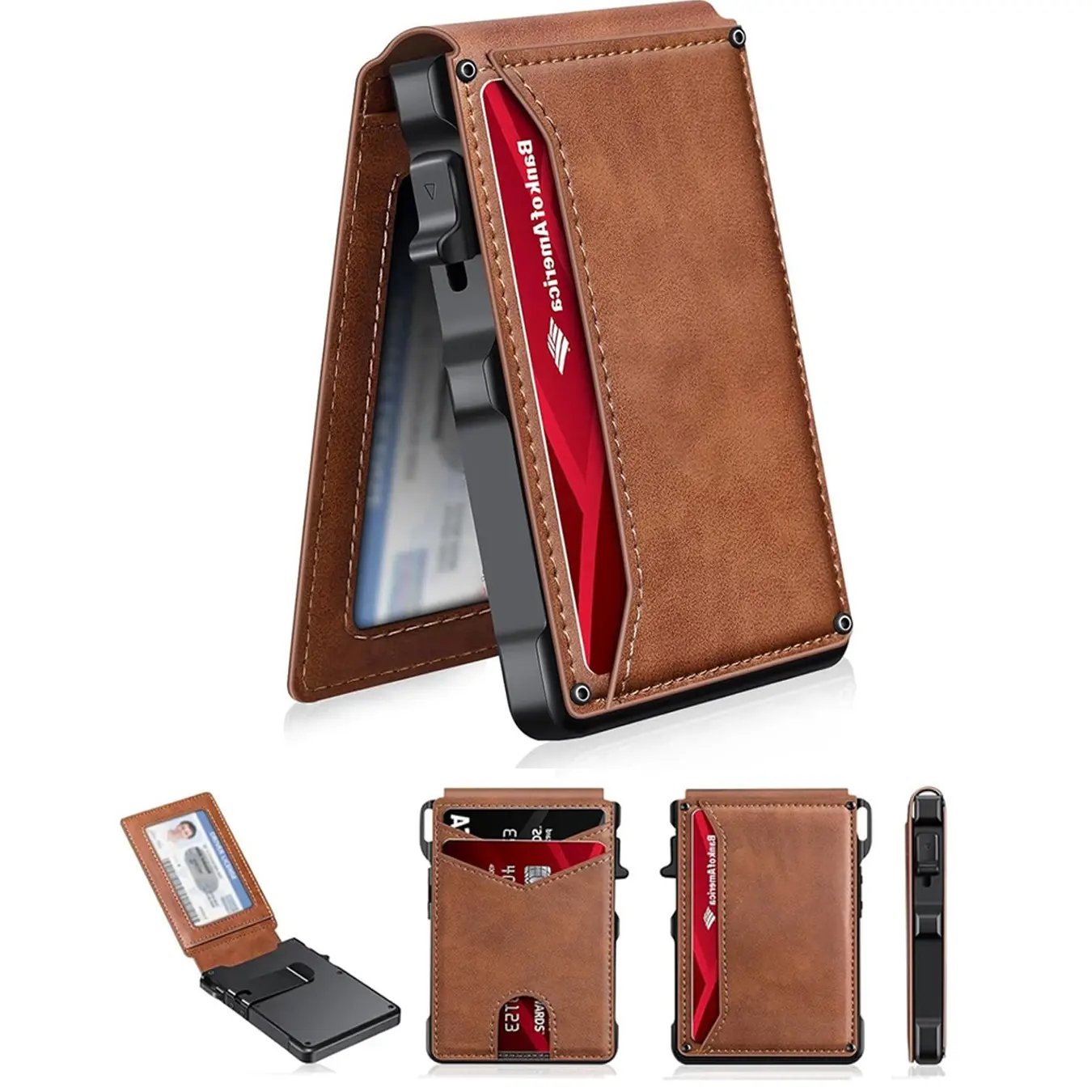 RFID Blocking Aluminum Pop-Up Wallet