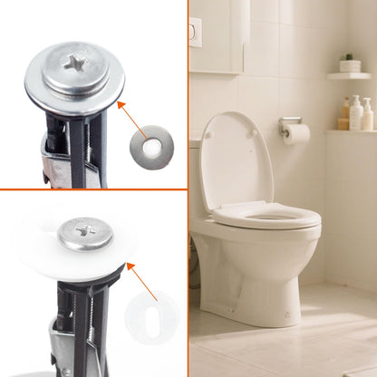 Universal Anti-Wobble Toilet Seat Mounting Kit