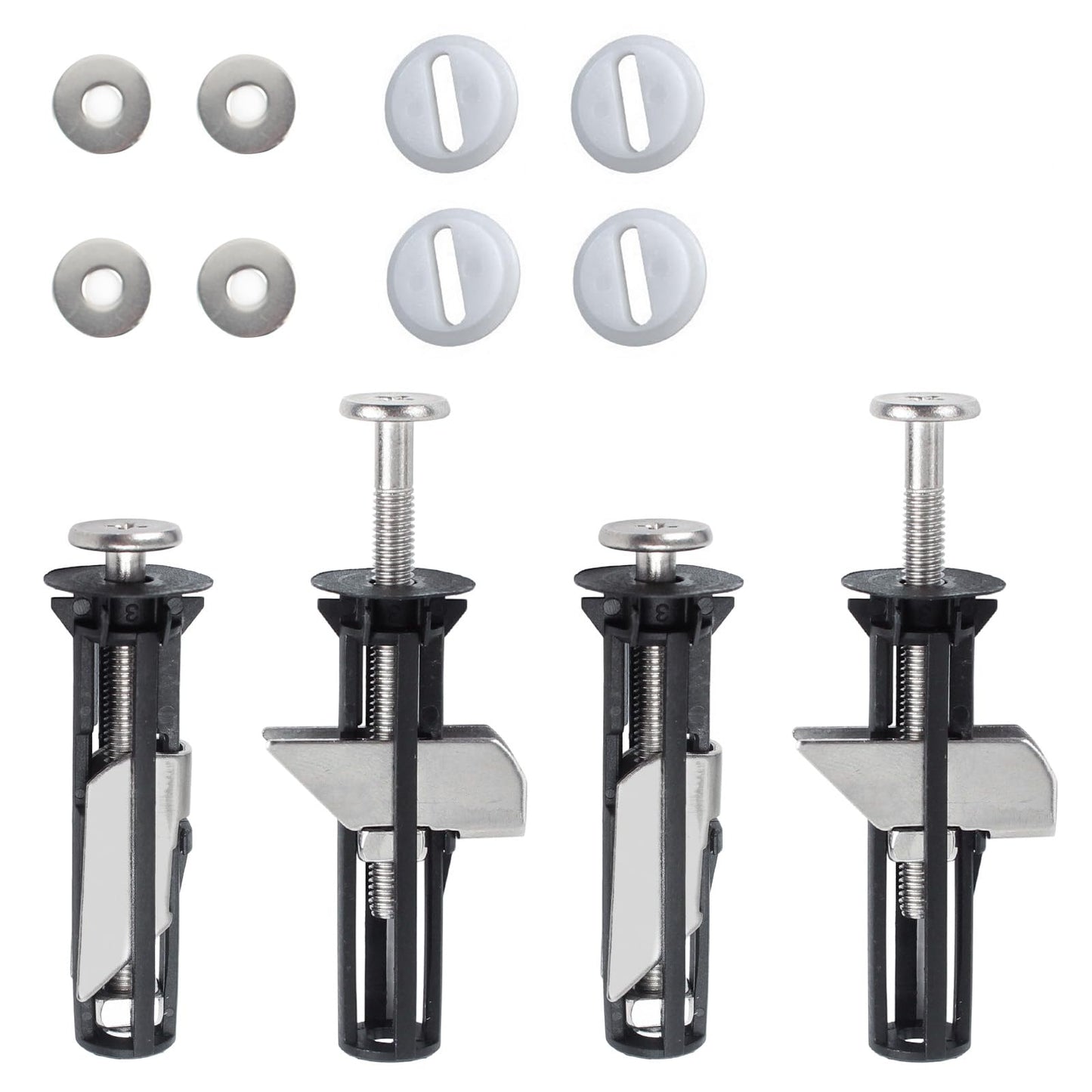 Universal Anti-Wobble Toilet Seat Mounting Kit