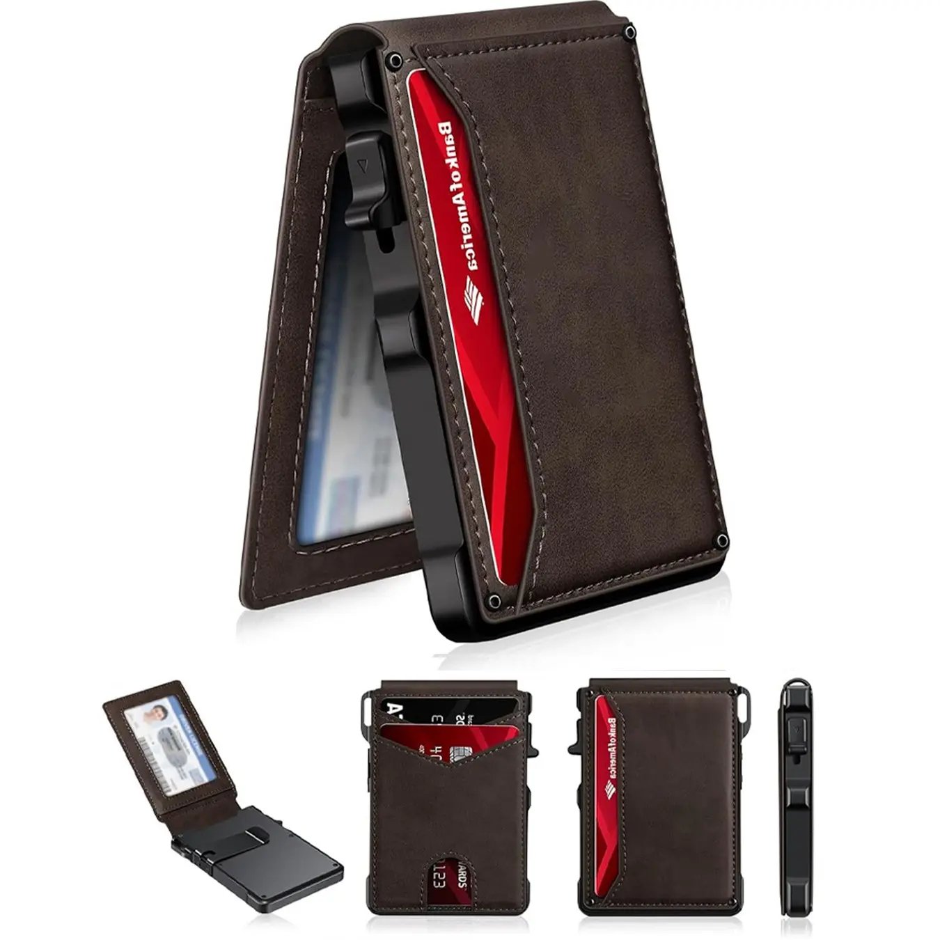 RFID Blocking Aluminum Pop-Up Wallet