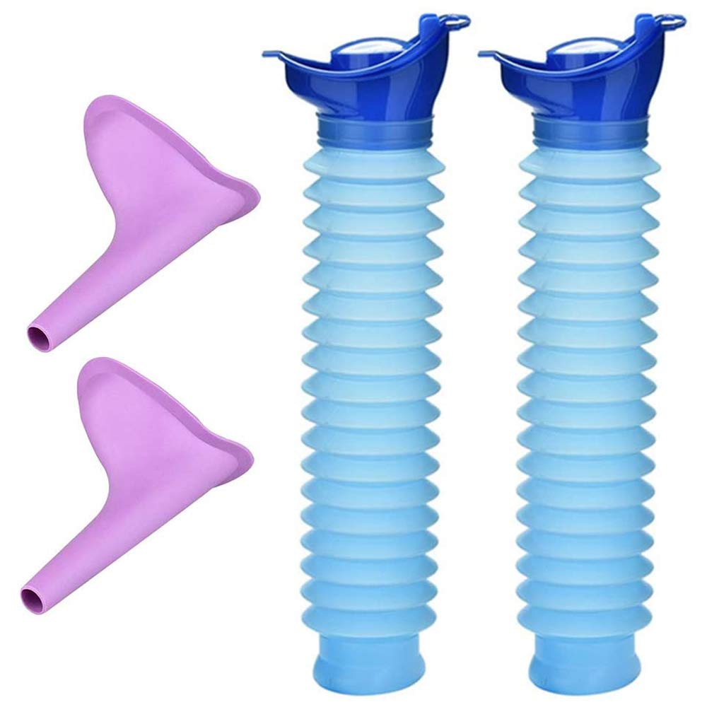 Expandable Portable Emergency Urinal & Female Urination Device Set