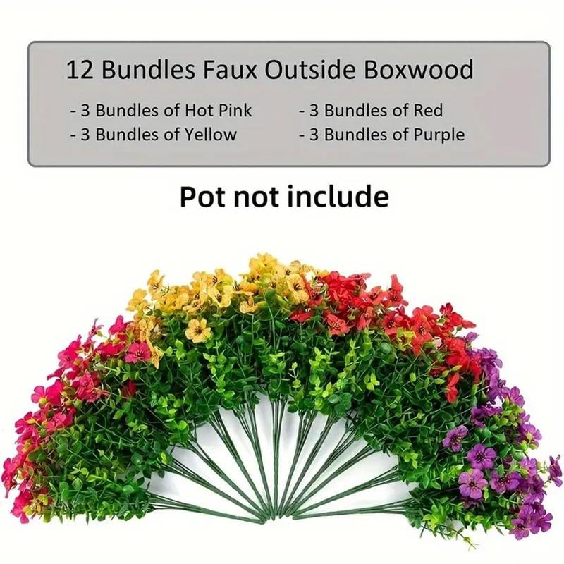 UV-Resistant Artificial Outdoor Flowers