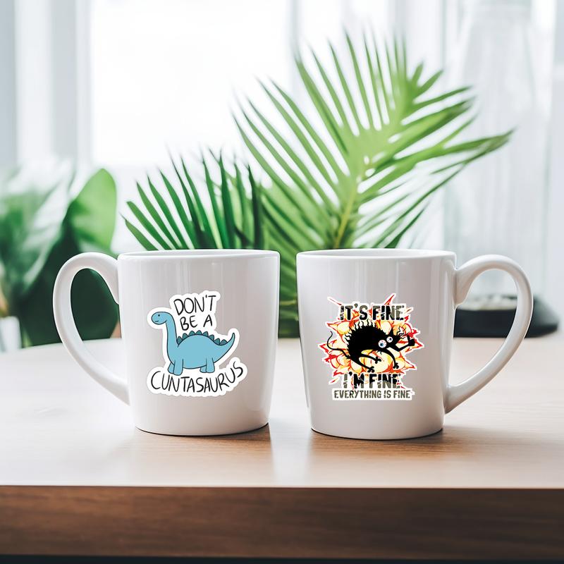 130Pcs Funny Saying Stickers Pack