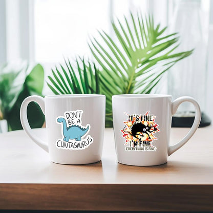 130Pcs Funny Saying Stickers Pack