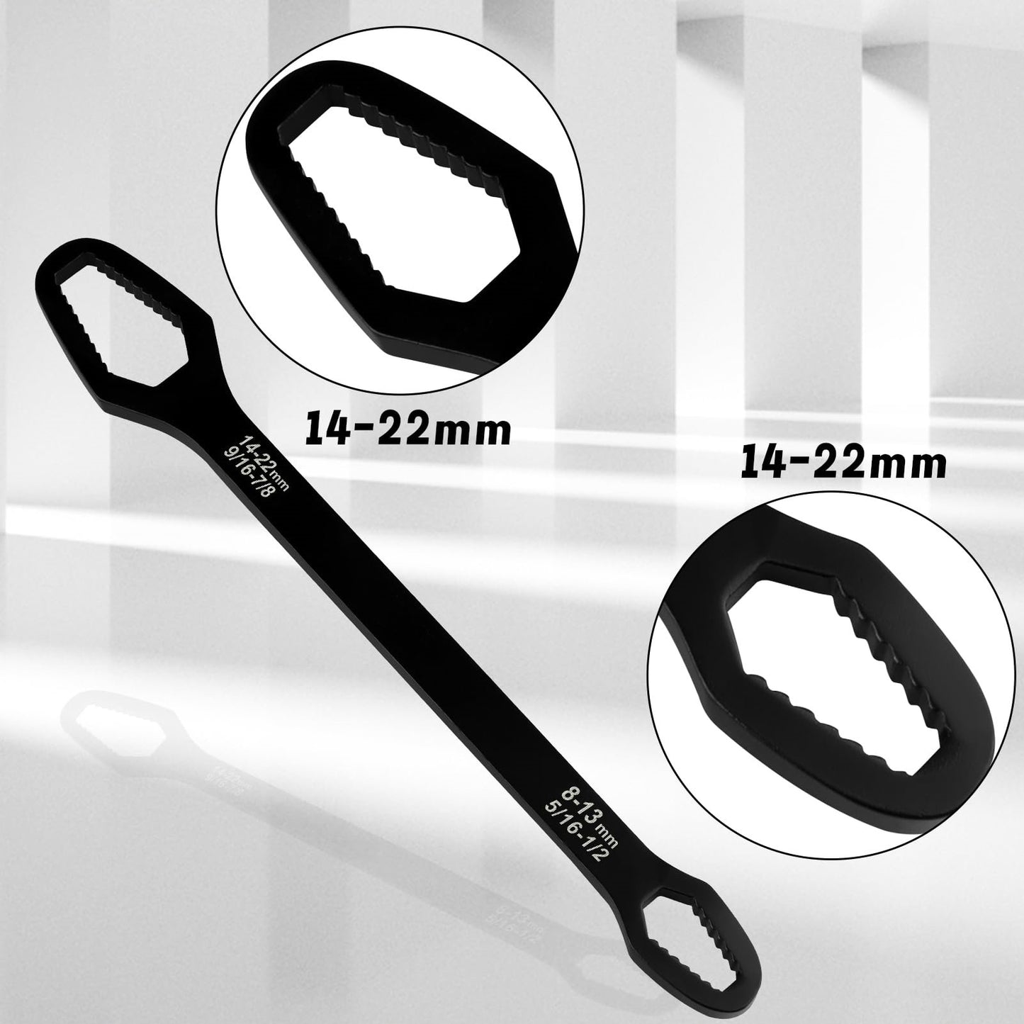 8-22mm Universal Double-Ended Self-Tightening Wrench