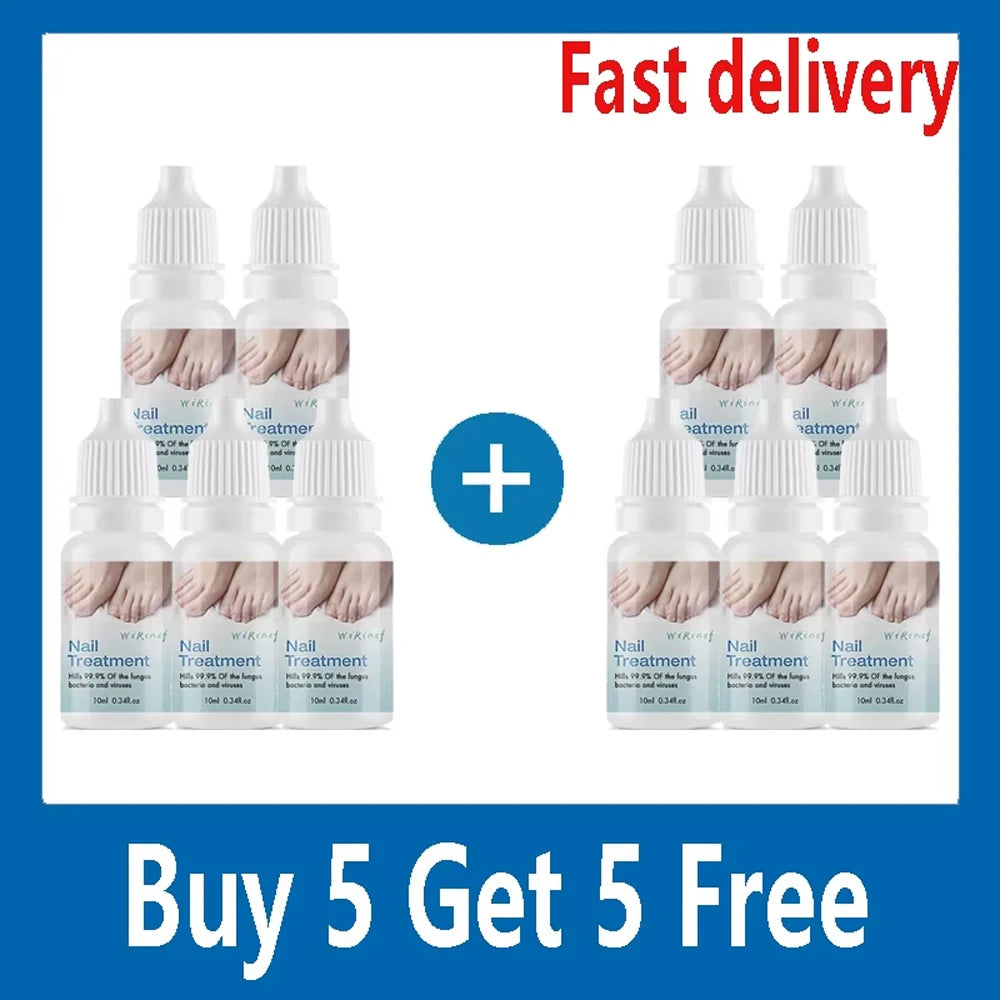 Nail Fungus Treatment Serum Toe Nail Fungus Removal Essence Anti Infection Paronychia Onychomycosis Hand Foot Nail Care Cream