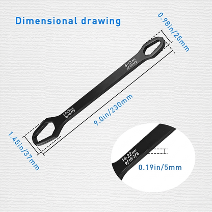 8-22mm Universal Double-Ended Self-Tightening Wrench