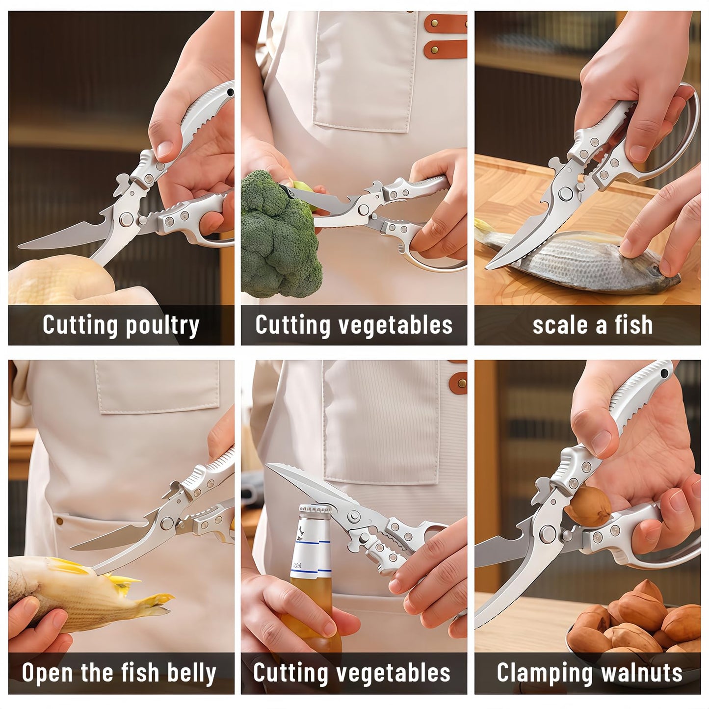 Heavy Duty Poultry Shears - Kitchen Shears