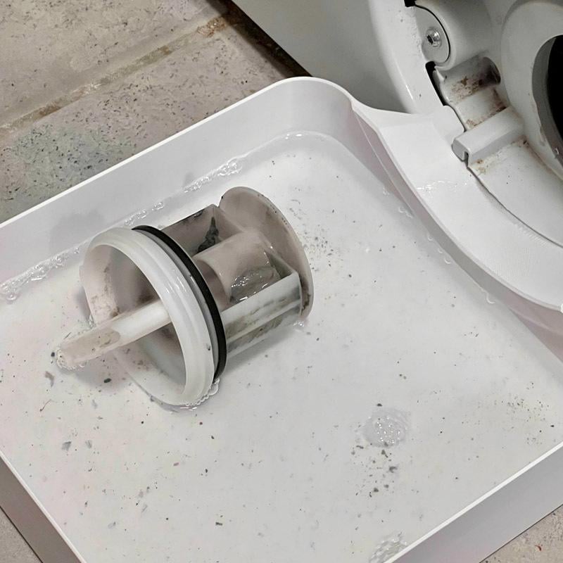 Front-Load Washing Machine Filter Drainage Drip Tray