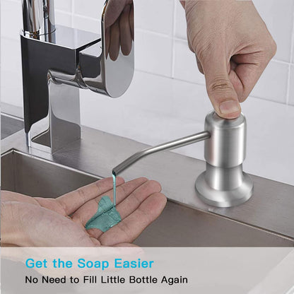 Built-in Sink Soap Dispenser with Extension Tube Kit