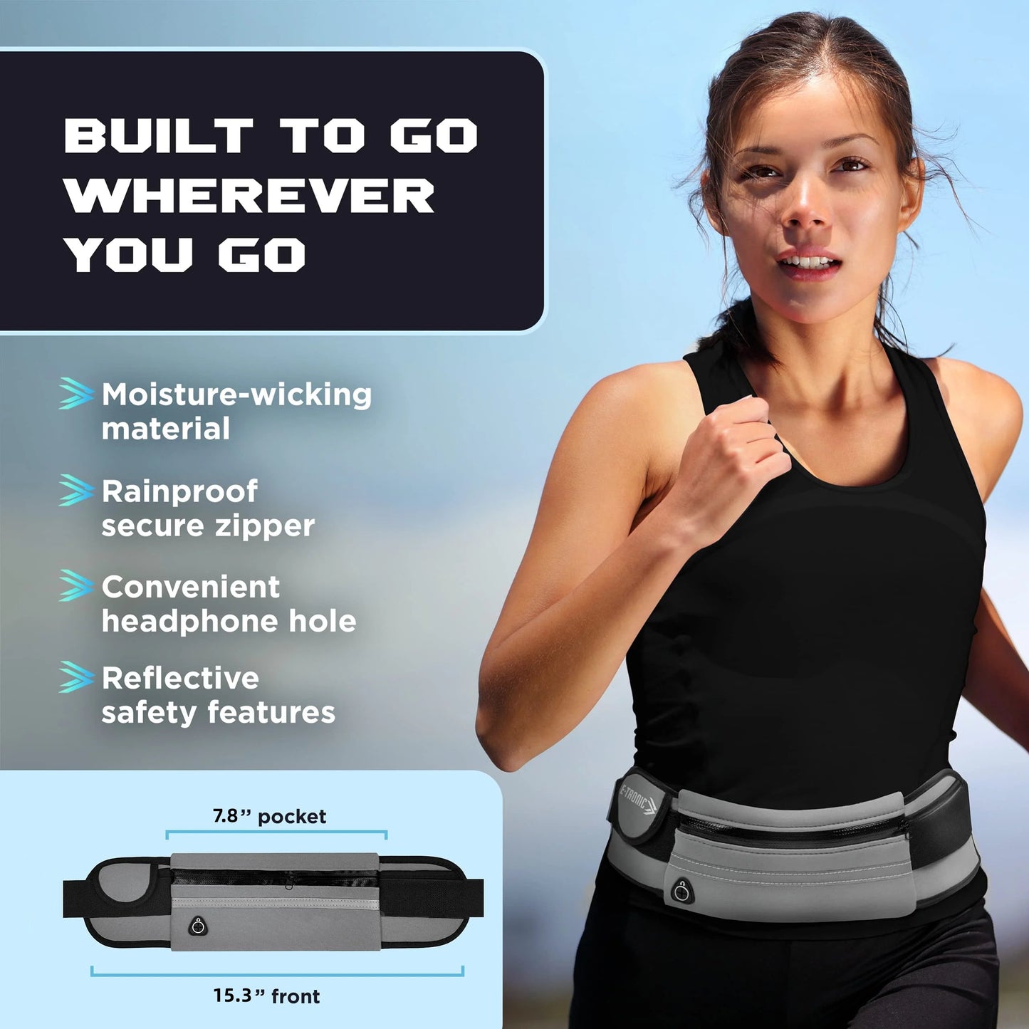 Running Belt & Money Waist Pack