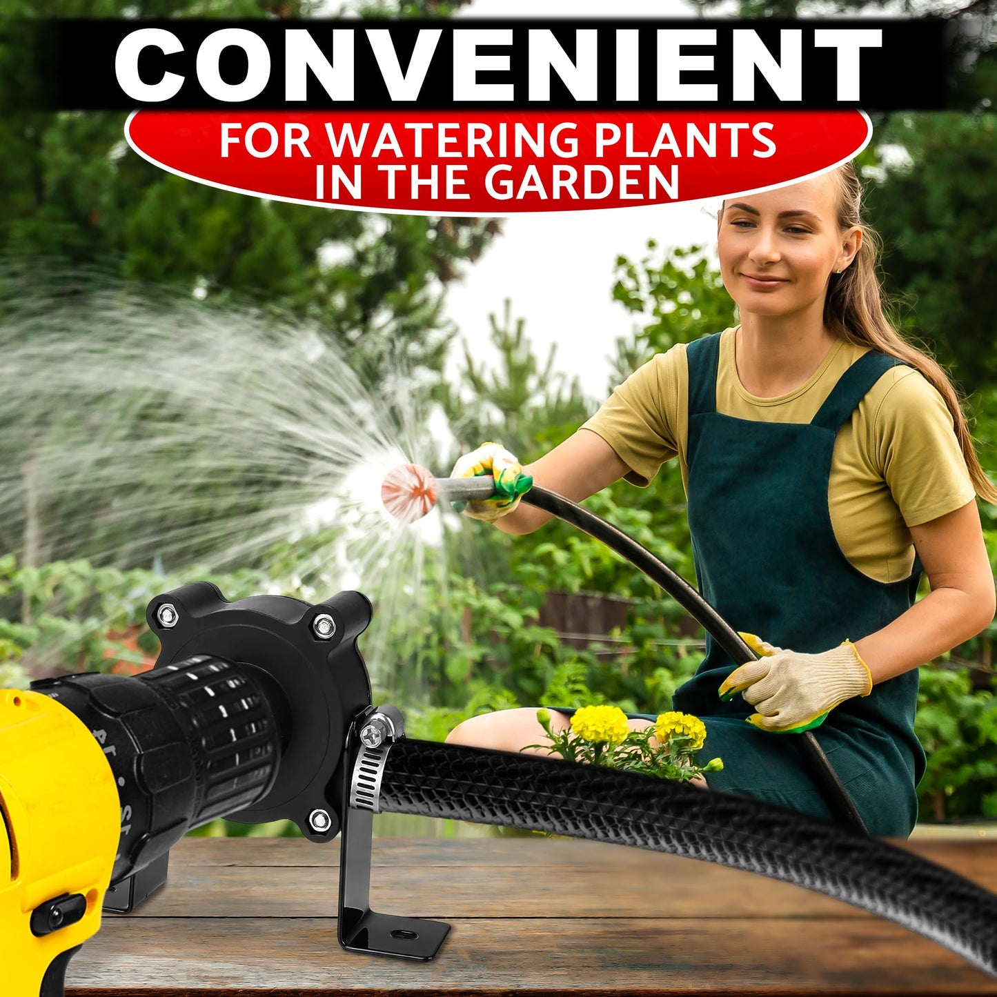 Portable Electric Drill Water Pump