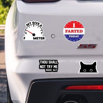 130Pcs Funny Saying Stickers Pack